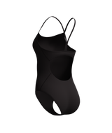 Speedo Dames Badpak Endurance+ Logo Thin Strap Zwart/Wit