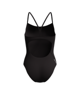 Speedo Dames Badpak Endurance+ Logo Thin Strap Zwart/Wit