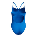 Speedo Dames Badpak Endurance+ Logo Thin Strap Blauw/Wit