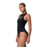 Speedo Dames Badpak Endurance+ Logo Hydrasuit Zwart/Wit