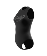 Speedo Dames Badpak Endurance+ Logo Hydrasuit Zwart/Wit