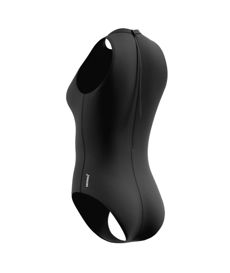 Speedo Dames Badpak Endurance+ Logo Hydrasuit Zwart/Wit