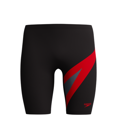Speedo Heren Zwemjammer Hyperboom Zwart/Rood