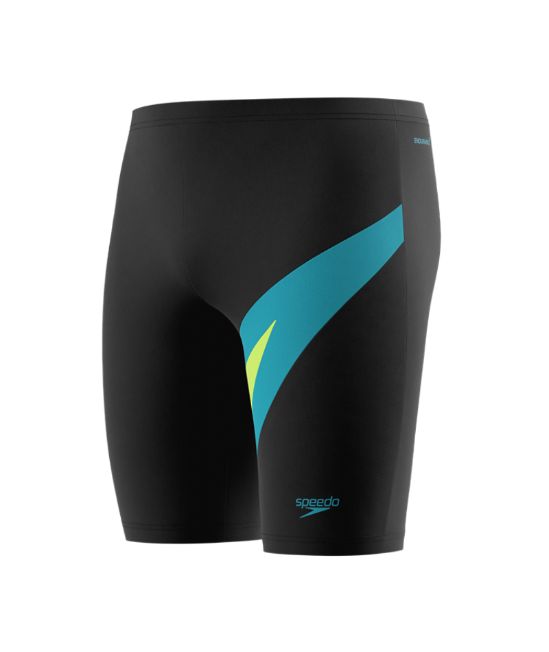 Speedo Herren Schwimmjammer Hyperboom Anthrazit/HyperTeal