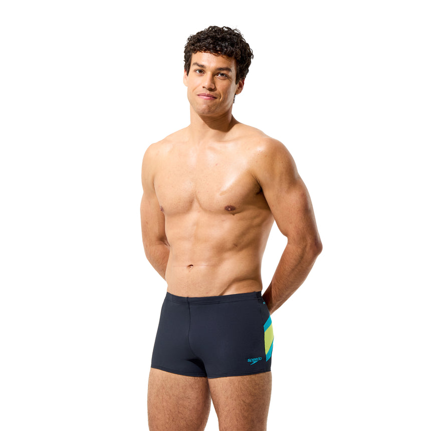 Speedo Herren Badeboxer Hyperboom Anthrazit/HyperTeal