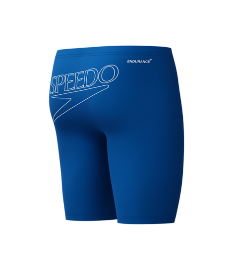 Speedo Heren Zwemjammer Endurance+ Logo Blauw/Wit