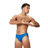 Speedo Heren Zwemslip Endurance+ Logo Blauw/Wit