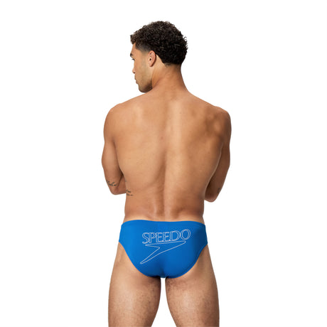 Speedo Heren Zwemslip Endurance+ Logo Blauw/Wit