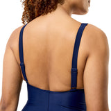 Speedo Badeanzug Quantum Contour Marine/Lavendel