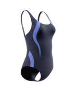Speedo Badeanzug Quantum Contour Marine/Lavendel