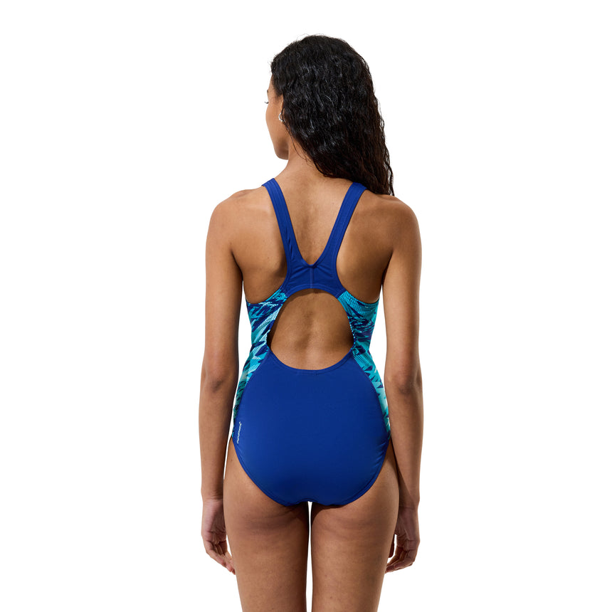Speedo Badeanzug Hyperboom Splice Muscleback Night Watch/Blau