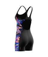 Speedo Dames Badpak Hyperboom Splice Muscleback Legsuit Zwart/Roze