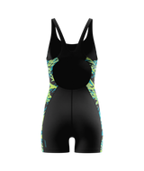 Speedo Badeanzug Hyperboom Splice Muscleback Legsuit Anthrazit/HyperTeal
