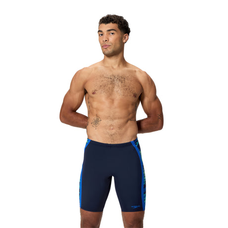 Speedo Heren Zwemjammer Hyperboom Splice Marine/Blauw