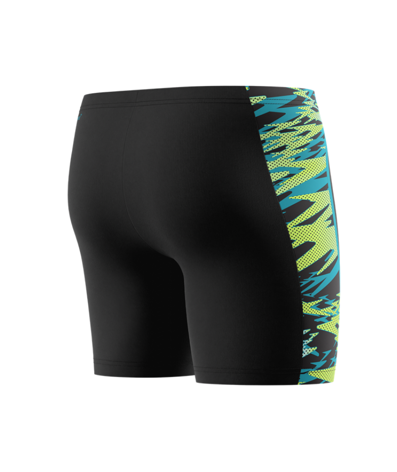 Speedo Herren Schwimmjammer Hyperboom Splice Mid Anthrazit/HyperTeal