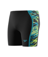 Speedo Herren Schwimmjammer Hyperboom Splice Mid Anthrazit/HyperTeal