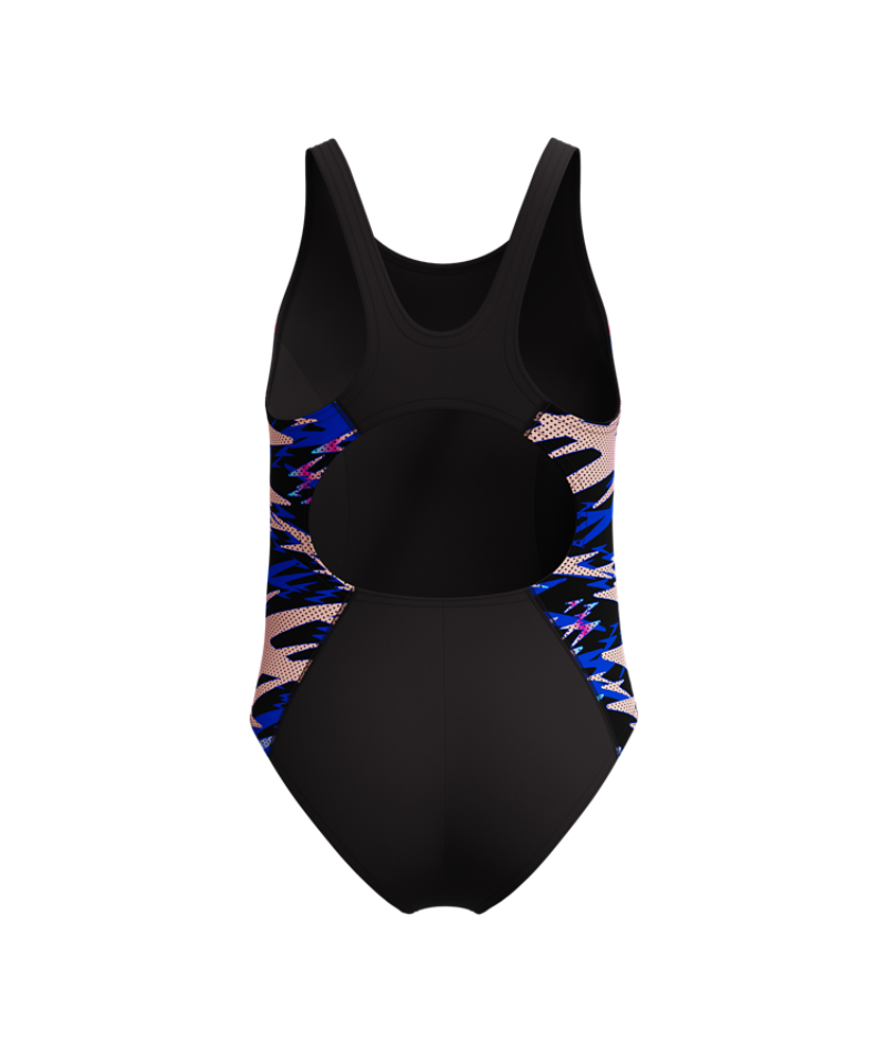 Speedo Meisjes Badpak Hyperboom Splice Muscleback Zwart/Roze