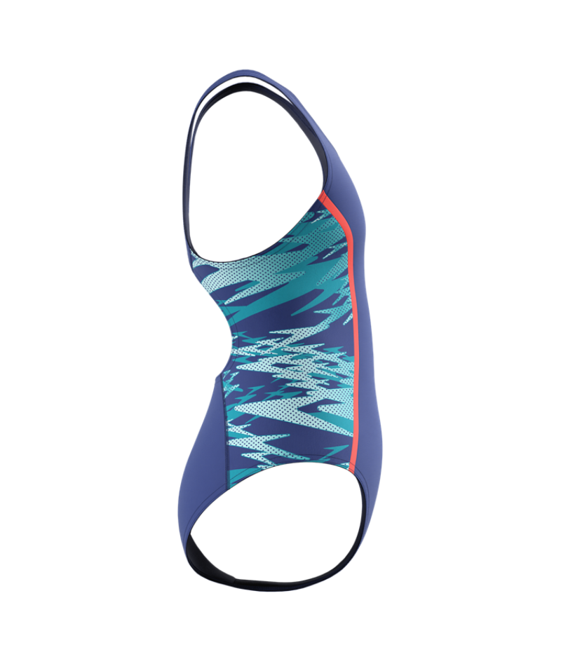Speedo Mädchen Badeanzug Hyperboom Splice Muscleback NightWatch/HyperTeal