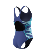 Speedo Mädchen Badeanzug Hyperboom Splice Muscleback NightWatch/HyperTeal