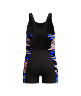 Speedo Meisjes Badpak Hyperboom Splice Muscleback Legsuit Zwart/Roze
