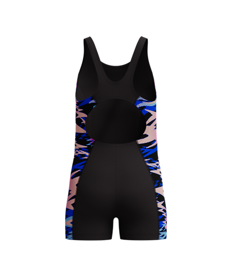 Speedo Meisjes Badpak Hyperboom Splice Muscleback Legsuit Zwart/Roze