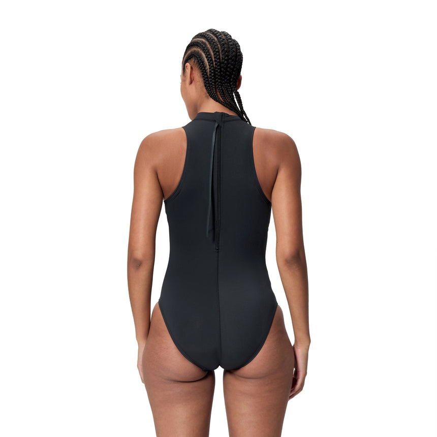 Speedo Dames Badpak Sprint Hydrasuit Zwart/Blauw