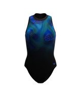 Speedo Dames Badpak Sprint Hydrasuit Zwart/Blauw