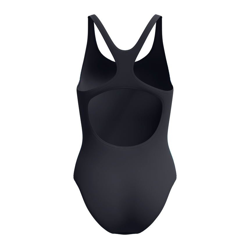 Speedo Dames Badpak Sprint Medalist Zwart/Turquoise