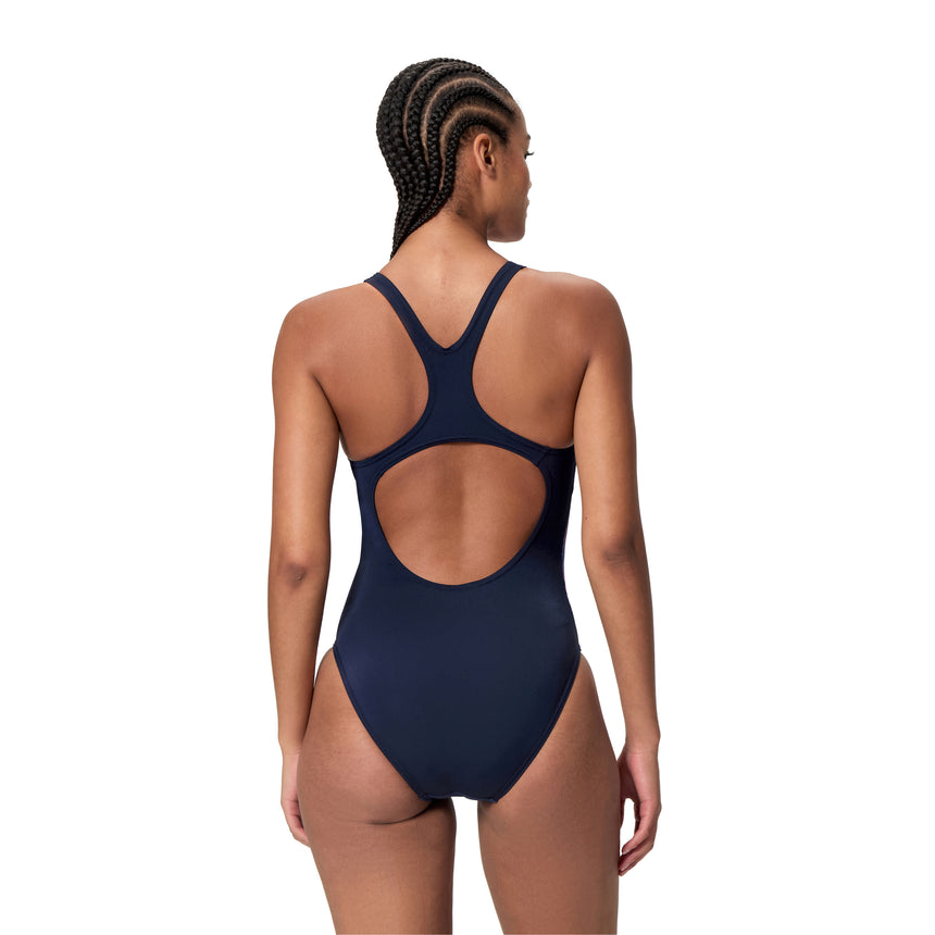 Speedo Dames Badpak Sprint Medalist Marine/Roze