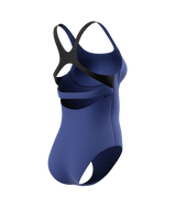 Speedo Badeanzug Solid Flex Band NightWatch/Anthrazit