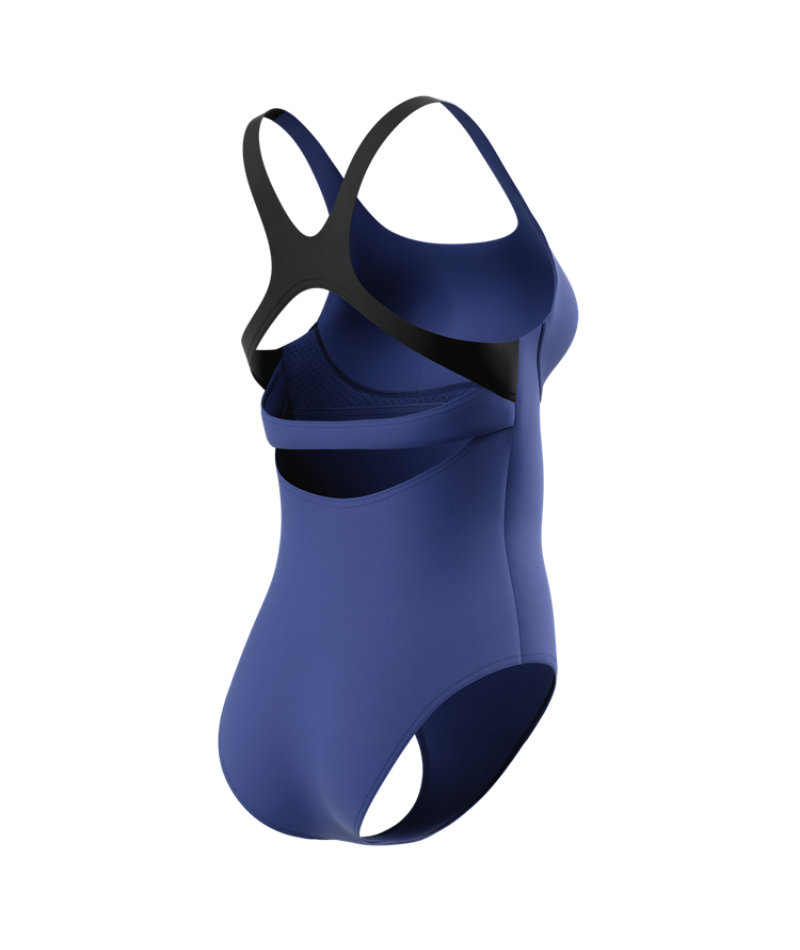 Speedo Badeanzug Solid Flex Band NightWatch/Anthrazit