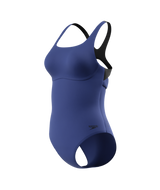 Speedo Badeanzug Solid Flex Band NightWatch/Anthrazit