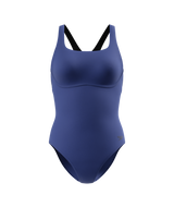 Speedo Badeanzug Solid Flex Band NightWatch/Anthrazit
