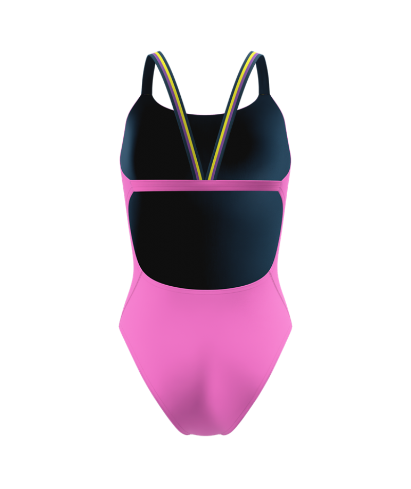 Speedo Damen Badeanzug Solid Comfort V-Back Orchid Shine