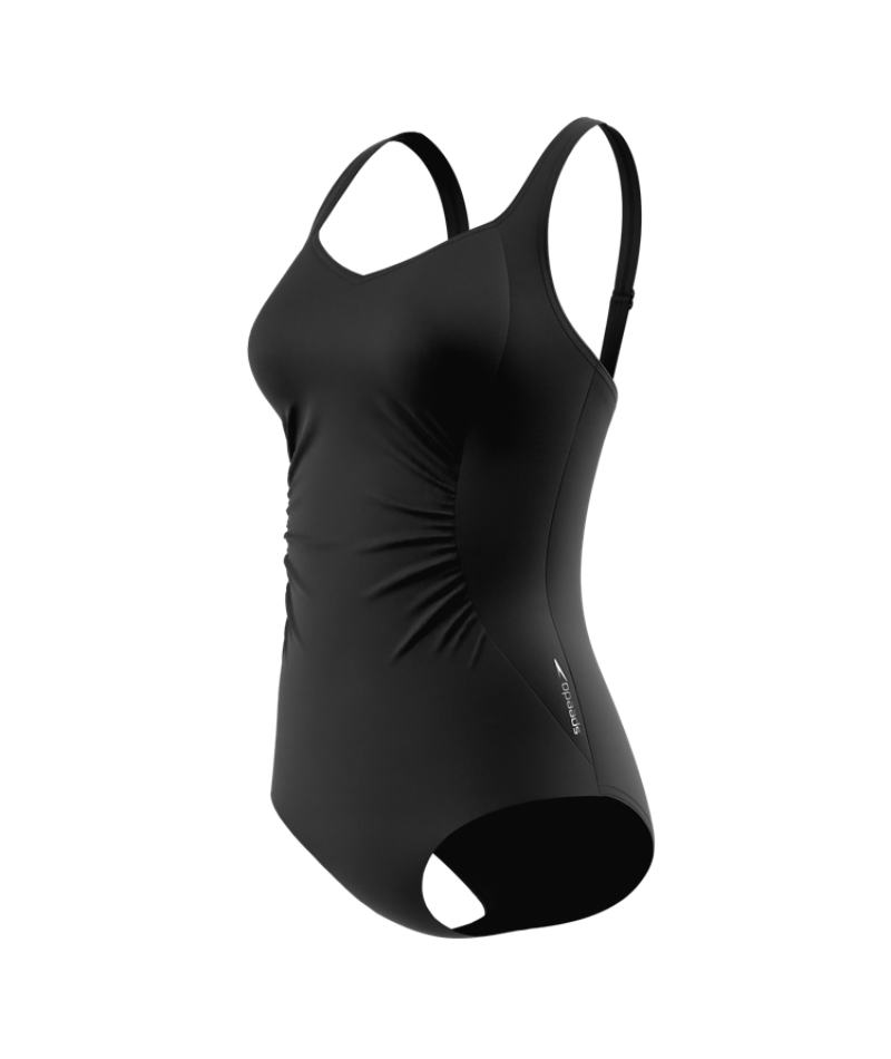 Speedo Badeanzug Shirred Anthrazit