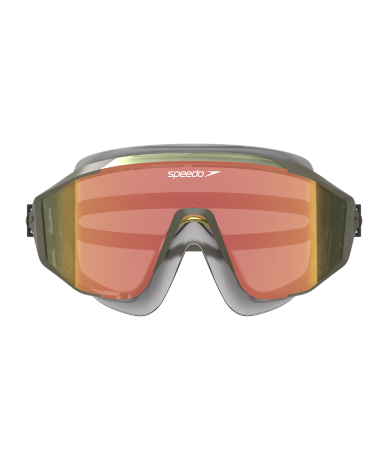 Speedo Zwembril Aquapulse Pro Mirror Mask Groen/Goud