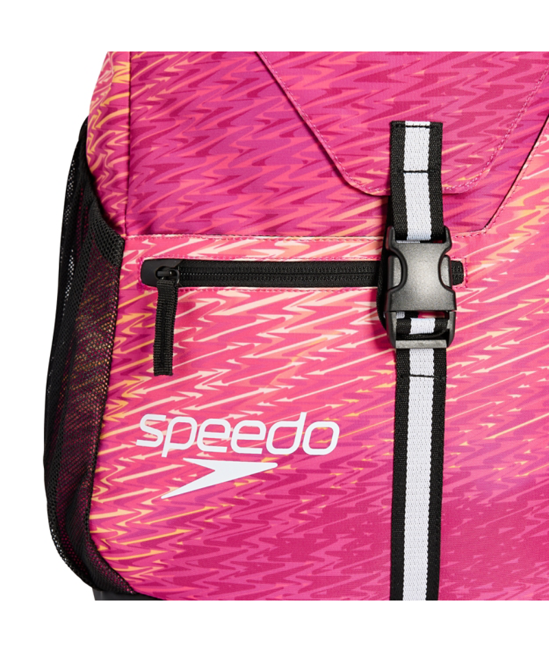 Speedo Rugtas 35L Team Bag Printed Roze/Oranje