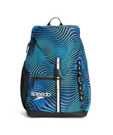 Speedo Rugtas 35L Team Bag Printed Zwart/Blauw