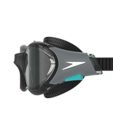 Speedo Schwimmbrille mit Sehstärke Biofuse 2.0 Schwarz/Steel