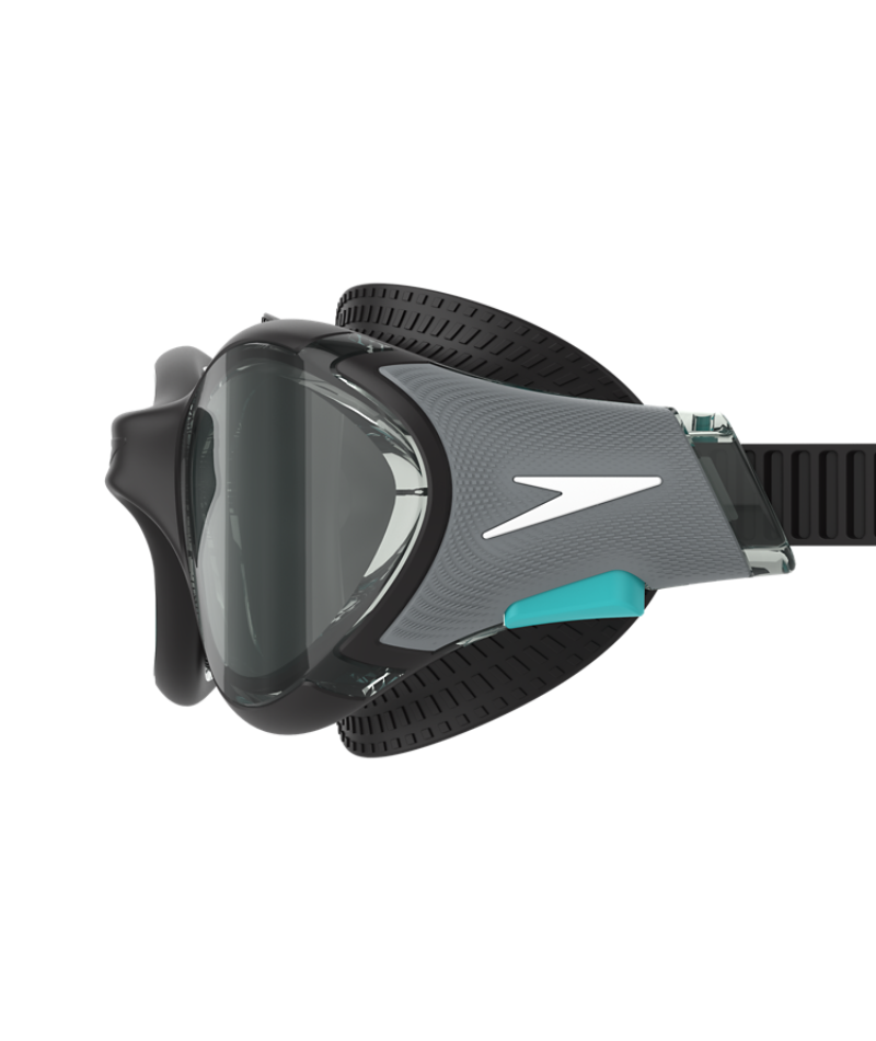 Speedo Schwimmbrille mit Sehstärke Biofuse 2.0 Schwarz/Steel