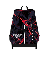 Speedo Schwimmrucksack 35L Team Bag LTD Schwarz/Rot