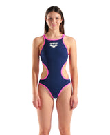 Arena Badpak One Biglogo Navy/Roze
