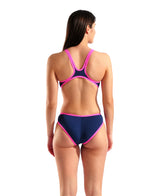 Arena Badpak One Biglogo Navy/Roze