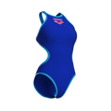 Arena Dames Badpak One Biglogo One Piece Neonblauw Turquoise
