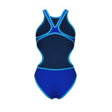 Arena Dames Badpak One Biglogo One Piece Neonblauw Turquoise