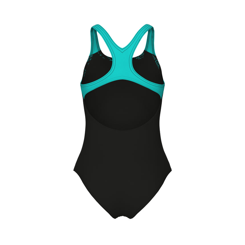 Arena Meisjes Badpak Kikko Swim Pro Back Zwart Water