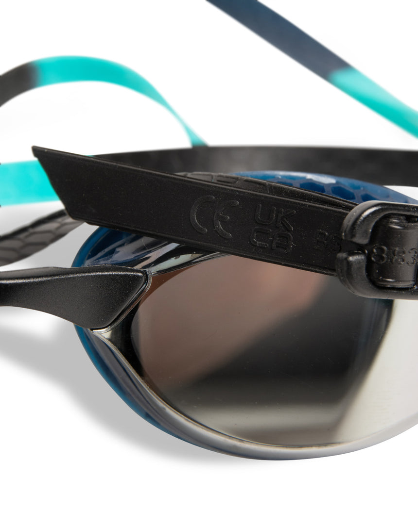 Arena Zwembril Air-Speed Mirror Blauw / Mint