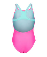 Arena Meisjes Badpak Line Swim Pro Back Shocking Pink Water