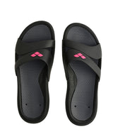 Arena Badslippers Nina Zwart/Donkergrijs