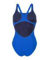 Arena Dames Badpak Team Swim Pro Solid Neon-Blauw/Team-Oranje